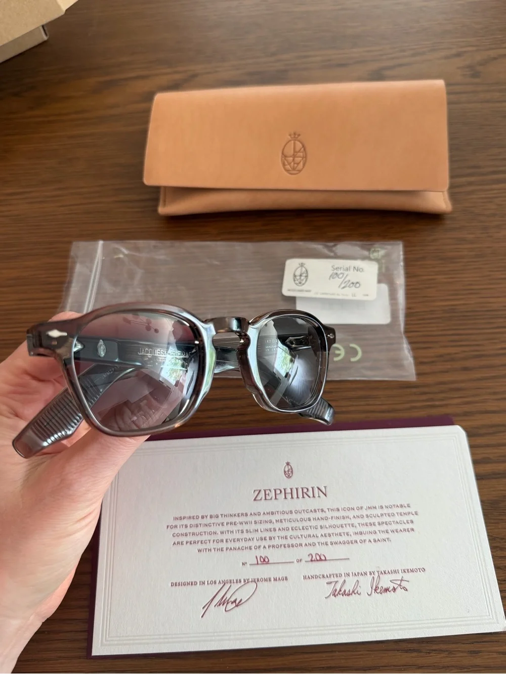 Jacques Marie Mage Zephirin 47 Sunglasses - Dusty Jade
